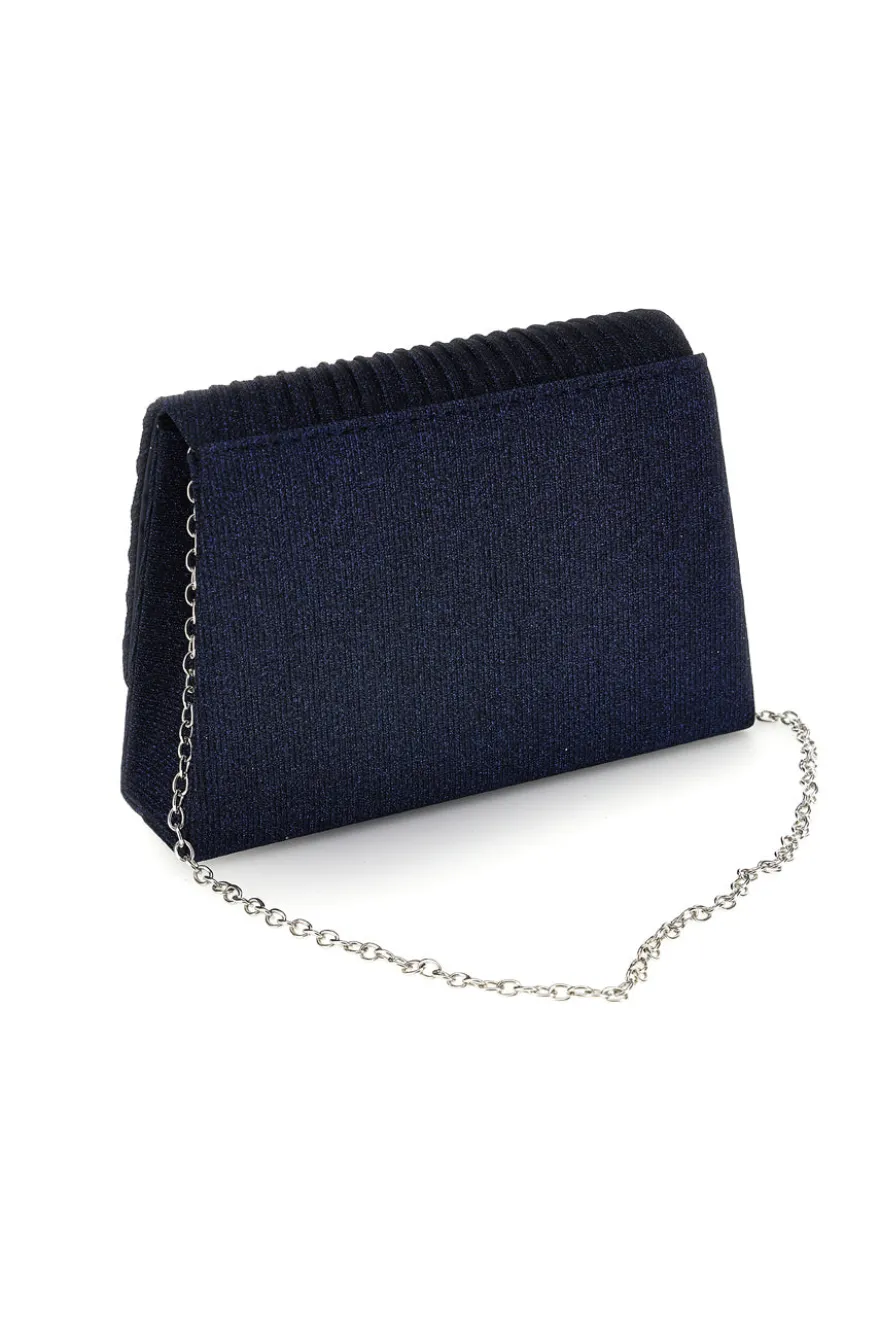 Pochette blu con glitter Nbg SERA/3534