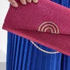 Pochette Coveri Collection Sera Fucsia Glitter