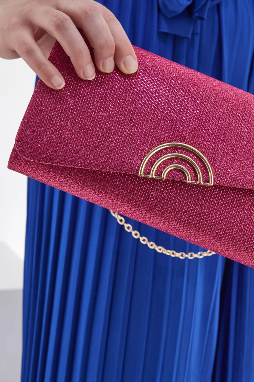 Pochette Coveri Collection Sera Fucsia Glitter