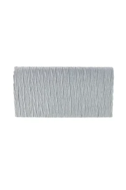 Pochette da sera argento a mano con tracolla rimovibile COVERI COLLECTION SERA 099