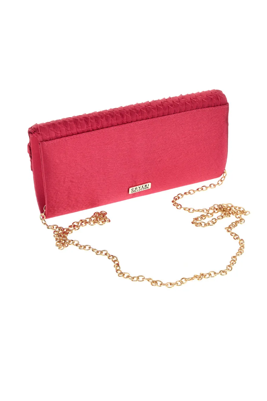 Pochette fuxia con catena Coveri collection SUI SERA 099 6