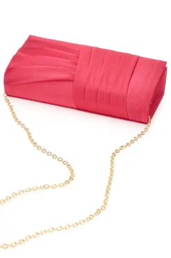 Pochette Fuxia Effetto Sera con Catenella Rimovibile COVERI COLLECTION 0149-B
