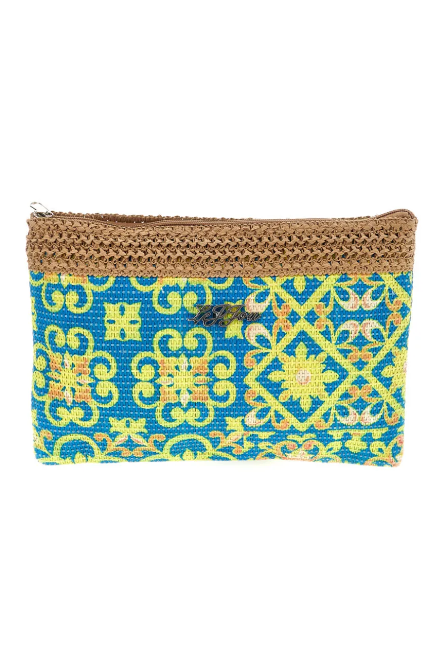 Pochette mare multicolore con zip Lejjou JJ90503