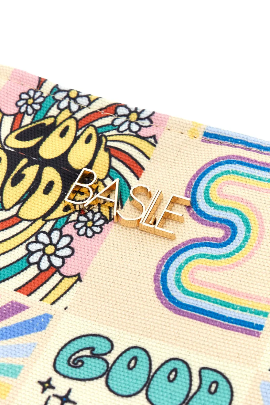 Pochette mare multicolore con frange Basile BA23723
