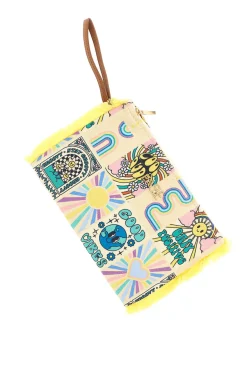 Pochette mare multicolore con frange Basile BA23723