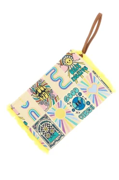 Pochette mare multicolore con frange Basile BA23723