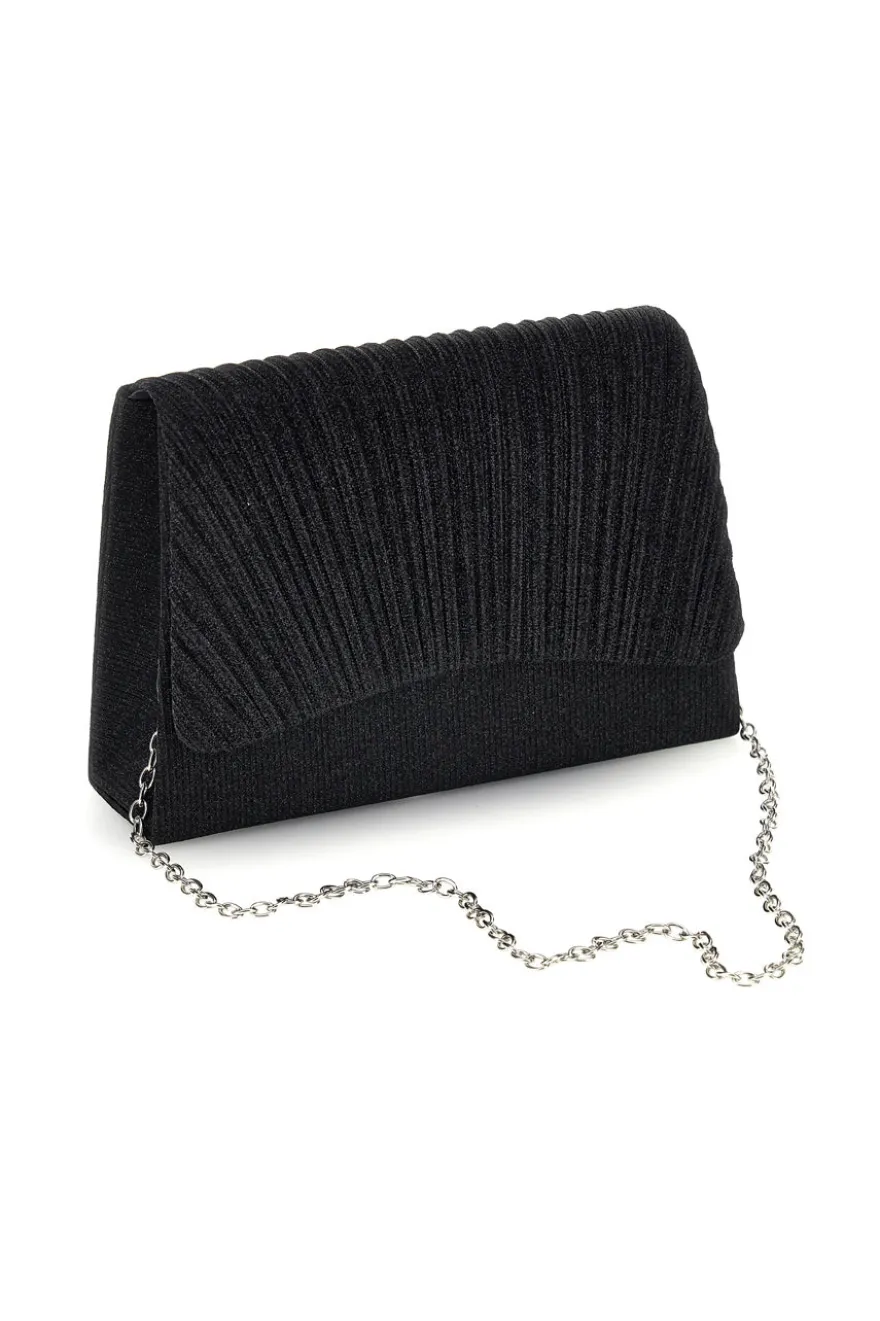 Pochette nera con glitter Nbg SERA/3534