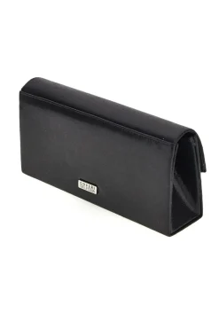 Pochette Nera in Raso con Tracolla a Catena Coveri Sera 099 7