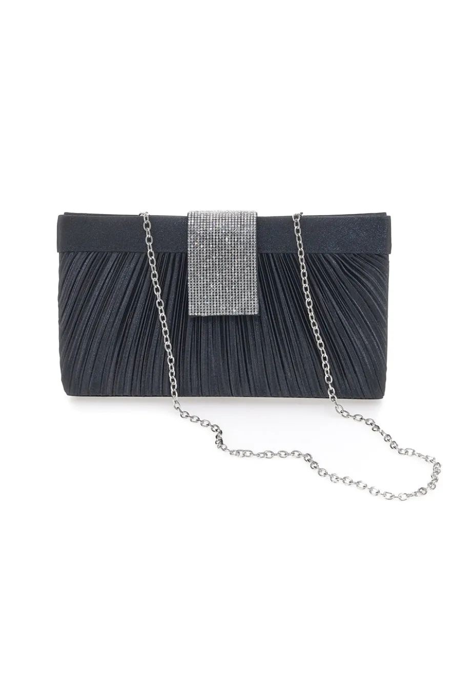Pochette Nere Con Chiusura a Calamita Coveri Sera 0149E