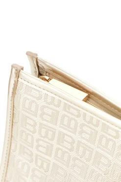 Pochette Oro con Monogramma in Rilievo e Chiusura a Zip Laura Biagiotti LB26S-284-1/G