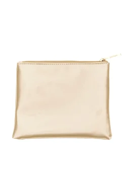 Pochette Oro con Monogramma in Rilievo e Chiusura a Zip Laura Biagiotti LB26S-284-1/G