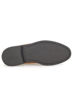 Polacchine tabacco in pelle scamosciata con suola in gomma Pittarello Focus 550