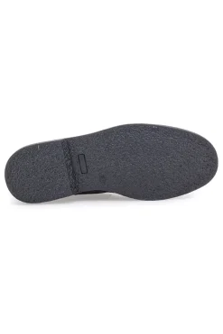 Polacchini blu in camoscio con bandierina tricolore Pittarello 2810