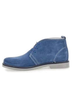 Polacchini blu in vera pelle Pittarello 570