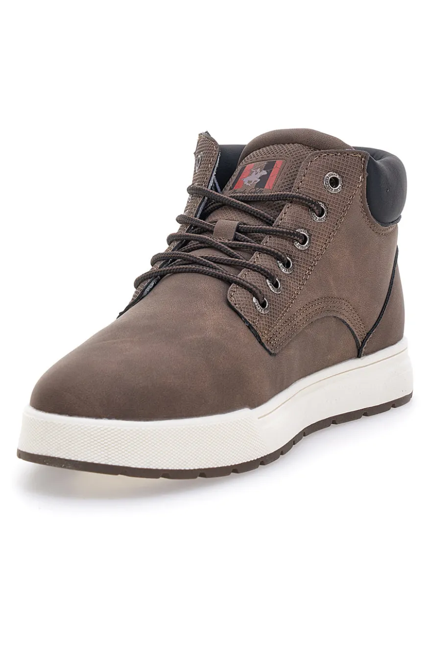 Polacchini marroni con finitura opaca Beverly Hills Polo Club PARKA NBK