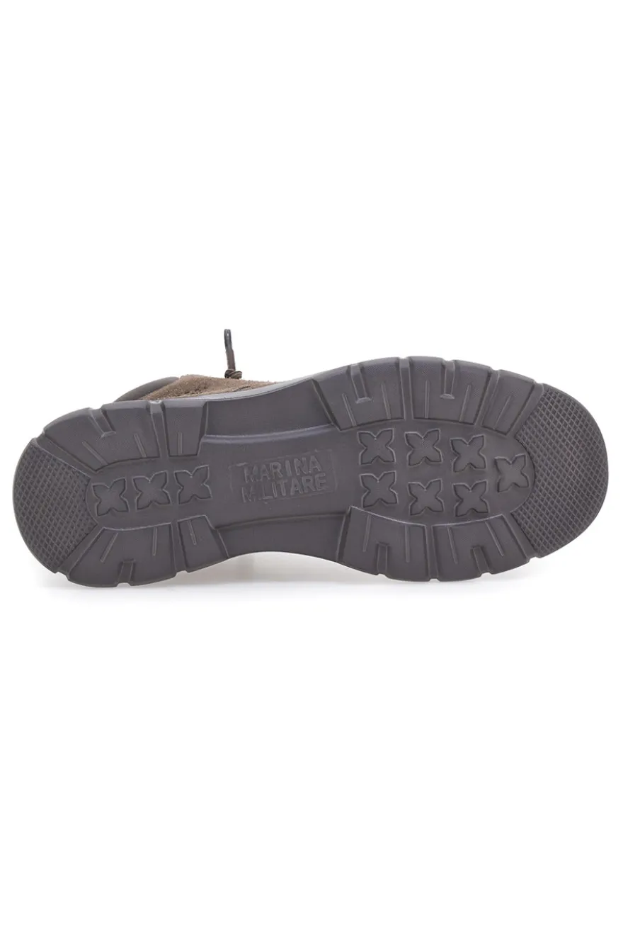 Polacchini marroni con suola flessibile Marina militare MM982
