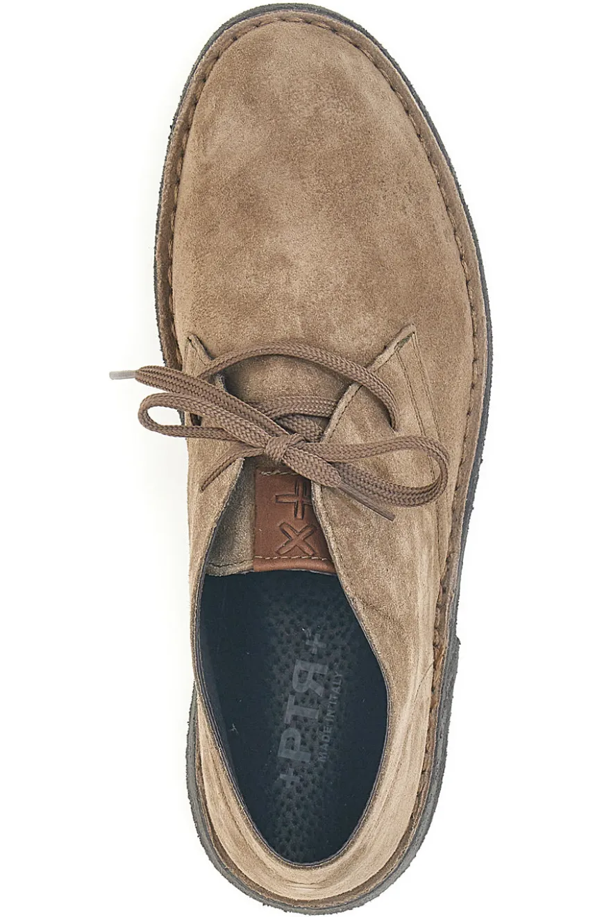 Polacchini marroni in pelle scamosciata PTR 2902