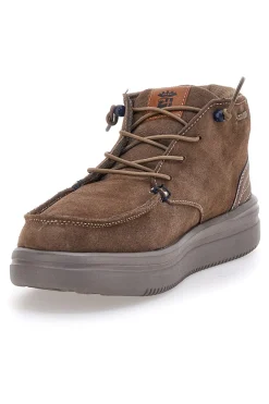 Polacchini marroni in suede Marina Militare MM1706