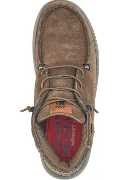 Polacchini marroni in suede Marina Militare MM1706