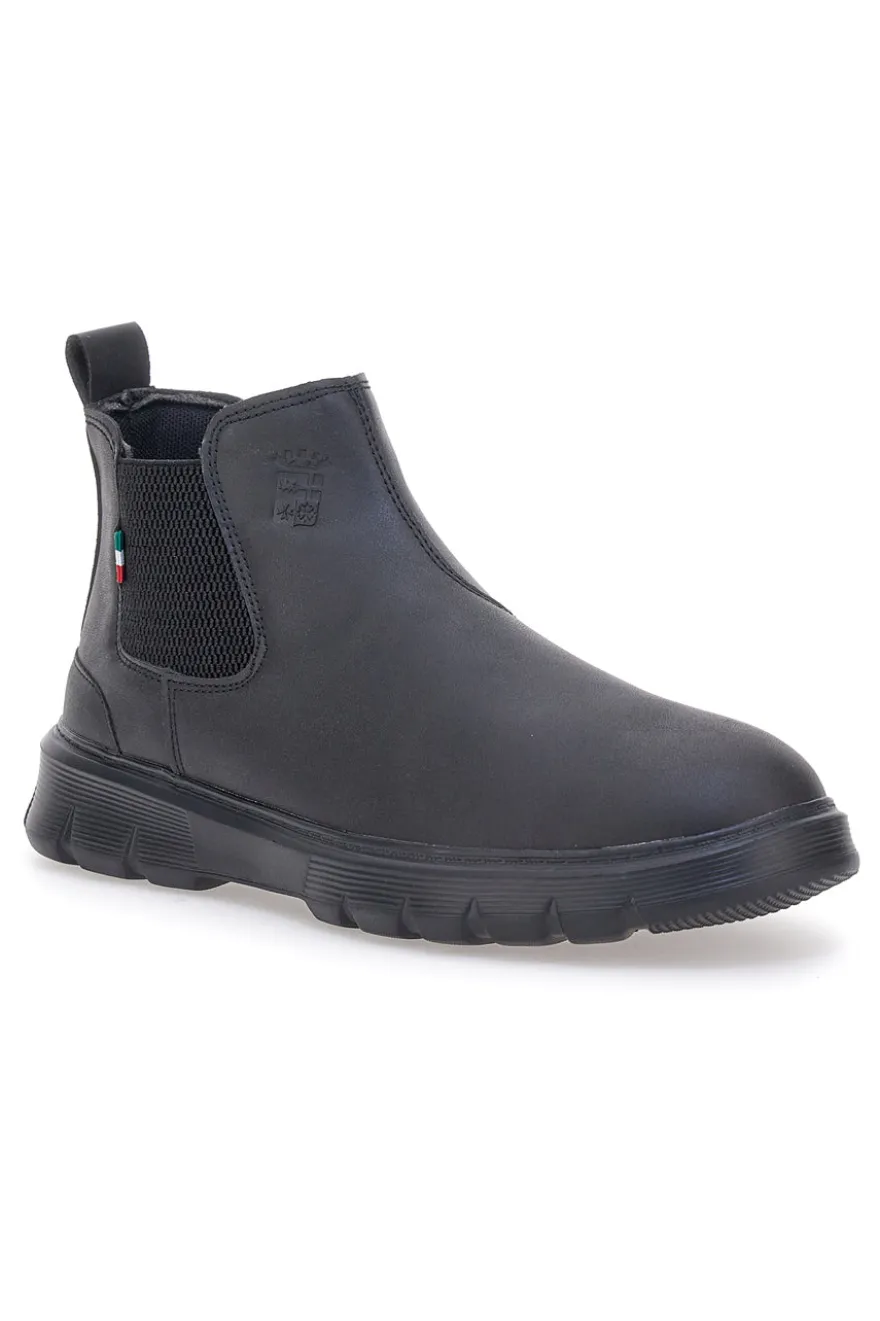 Polacchini neri elasticizzati Marina militare MM984
