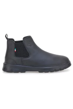 Polacchini neri elasticizzati Marina militare MM984