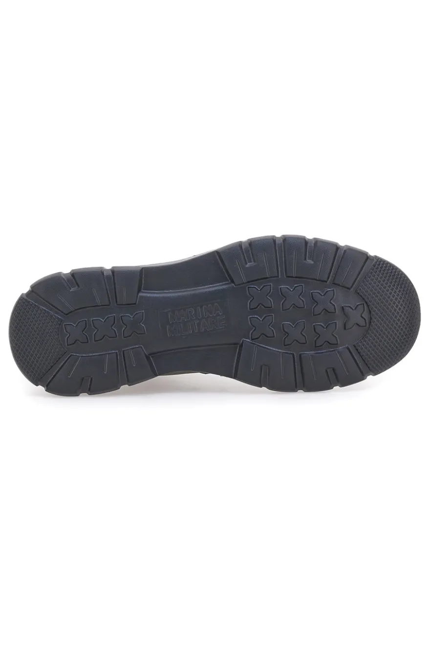 Polacchini neri elasticizzati Marina militare MM984