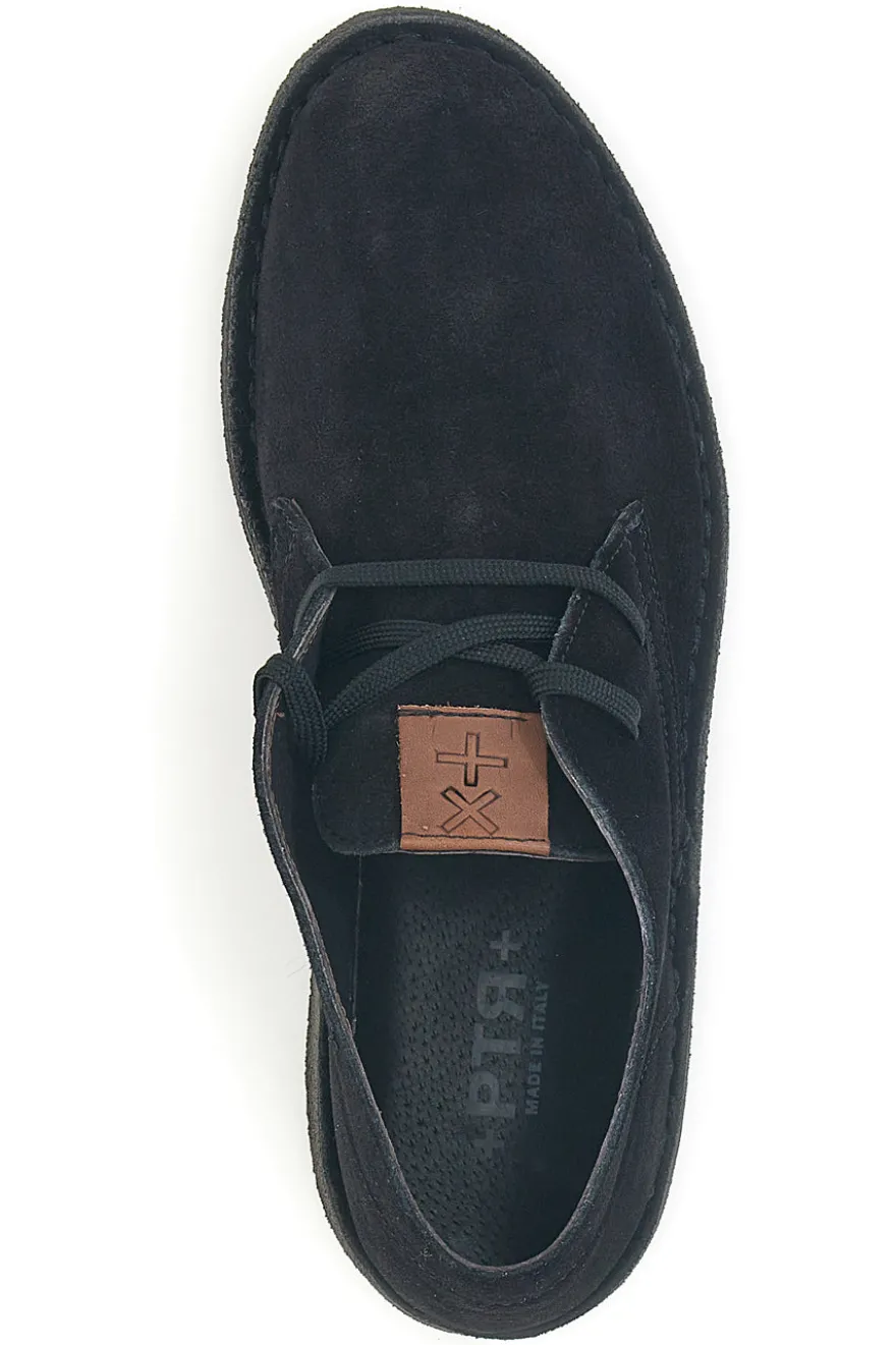 Polacchini neri in pelle scamosciata PTR 2902