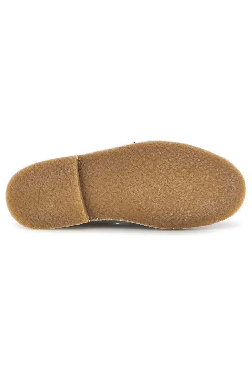 Polacchini tortora in pelle stringati Ptr 2902