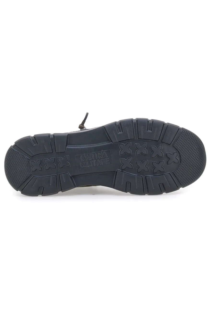 Polacchini verdi con suola flessibile Marina militare MM982