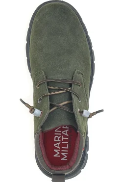 Polacchini verdi con suola flessibile Marina militare MM982