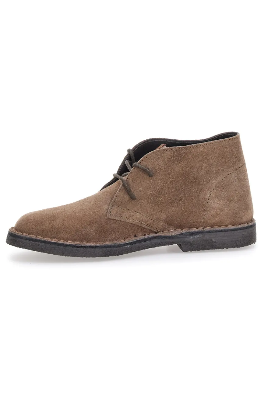 Polacco Marrone in Vera Pelle Scamosciata Max Dillan 2902