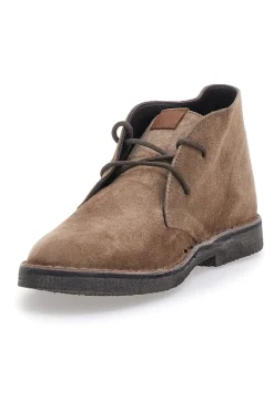 Polacco Marrone in Vera Pelle Scamosciata Max Dillan 2902