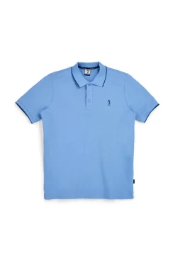 Polo Azzurra in cotone Us golf PO2001