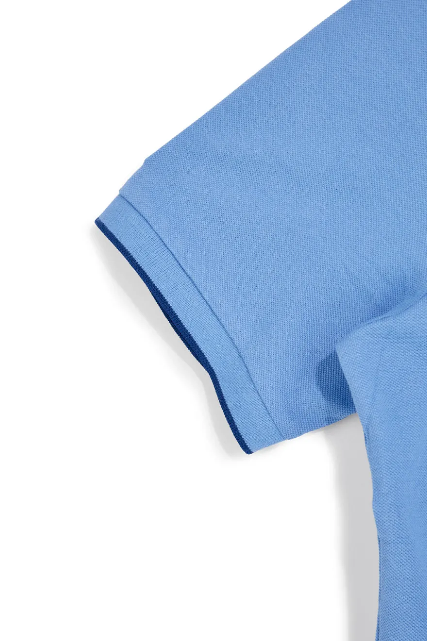 Polo Azzurra in cotone Us golf PO2001