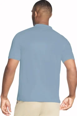 Polo azzurro traspirante Skechers Off Duty Polo
