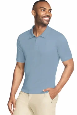 Polo azzurro traspirante Skechers Off Duty Polo