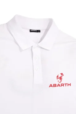 Polo bianca in cotone Abarth AH24SS152