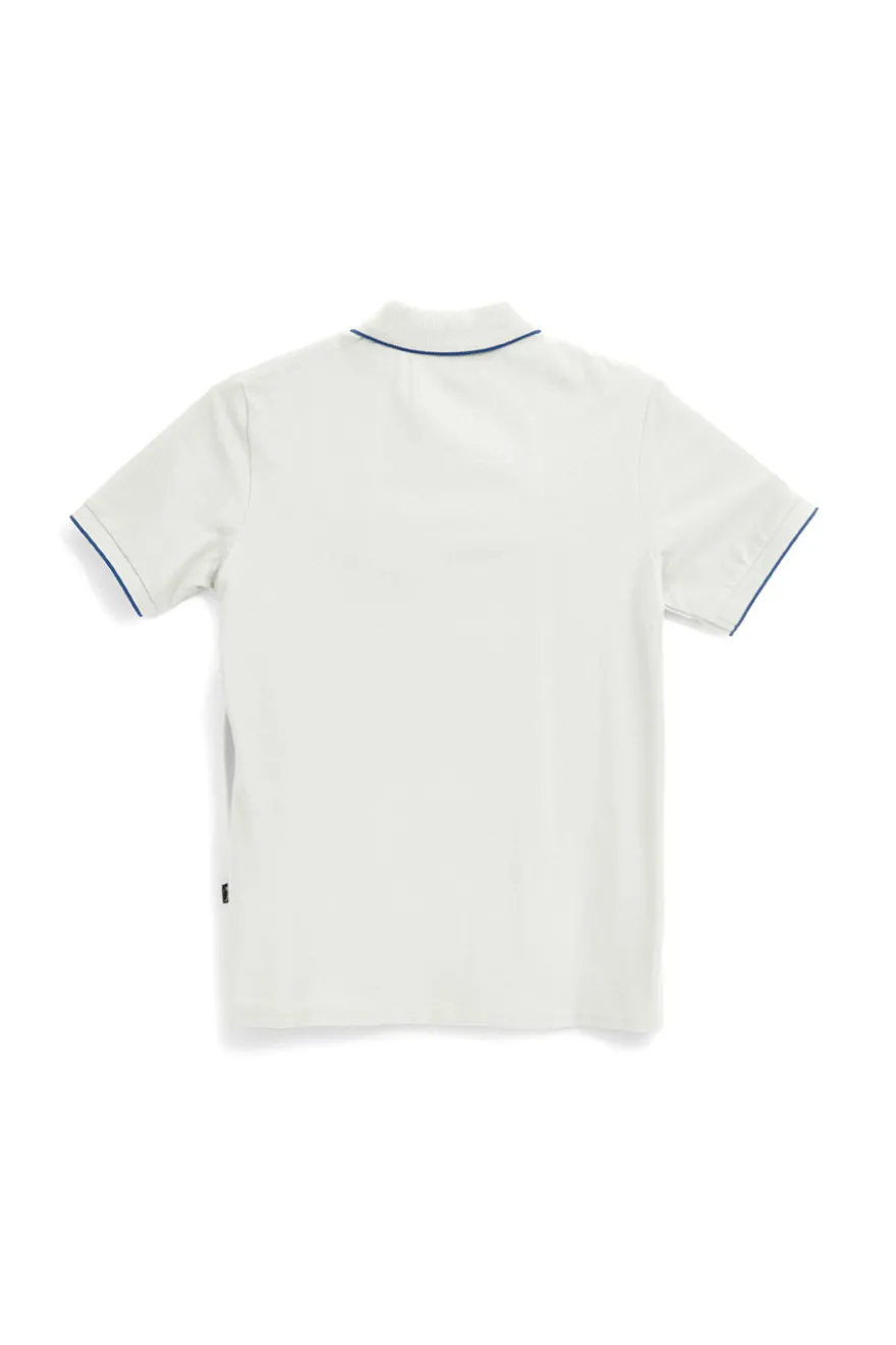 Polo Grigia con profili a contrasto e logo ricamato Us golf PO2002