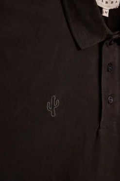 Polo marrone maniche corte colletto bottoni Pittarello tierra PT-M-T-9079