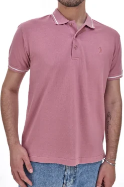 Polo Mezza Manica Rosa US Golf Club 1349