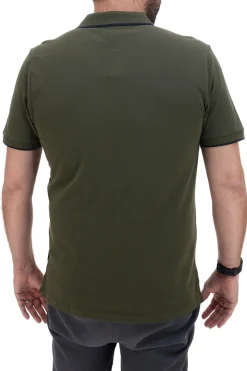 Polo Mezza Manica Verde Militare 100% Cotone U.S. GOLF CLUB PO2001