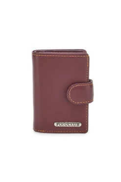 Porta Carte Marrone Con Schermatura Anti-Smagnetizzazione Card 20 Polo Club
