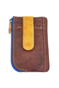Portachiavi multicolore con zip e anello Naj-oleari 3025