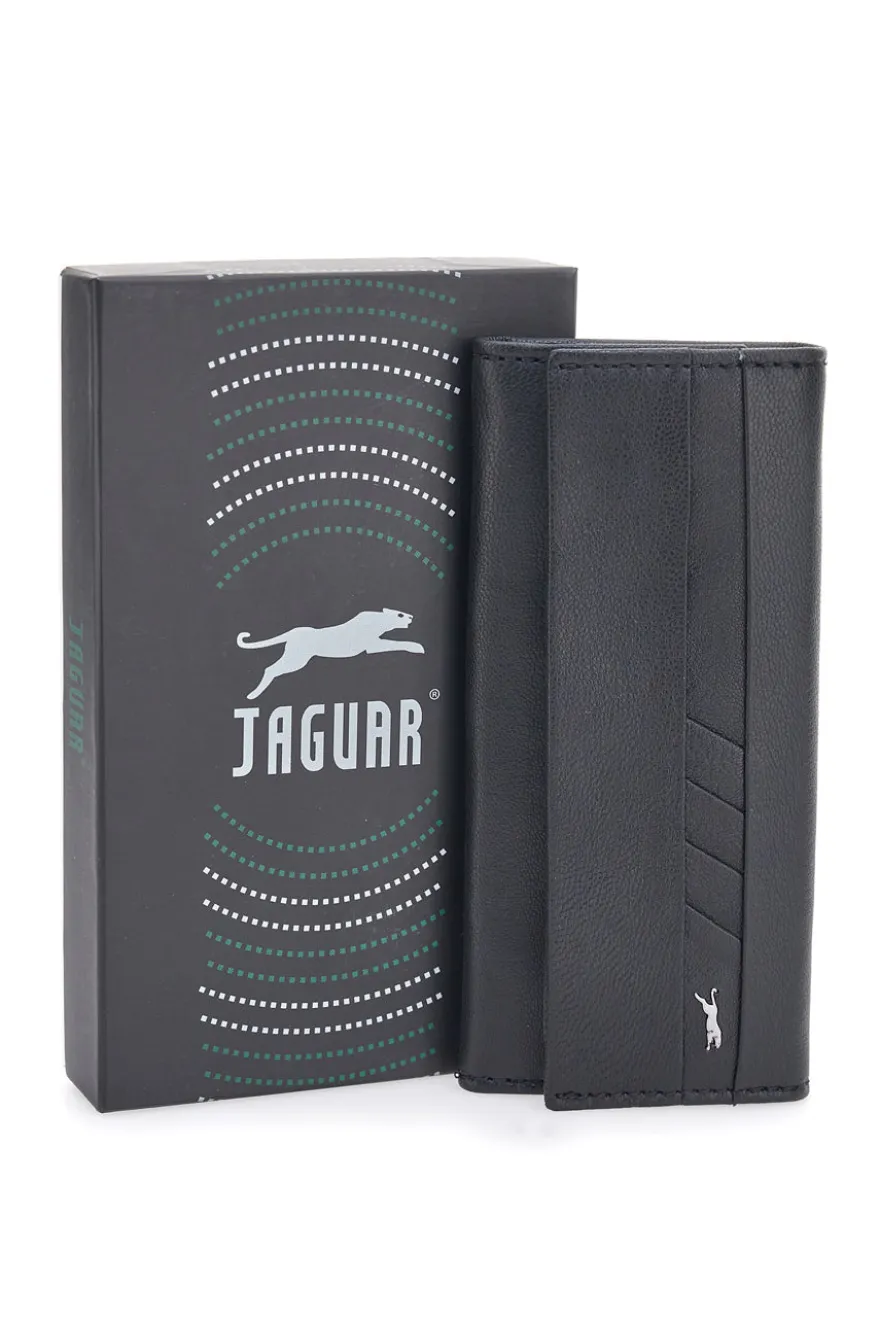 Portachiavi Nero In Vera Pelle Jaguar PF869-16/JAG