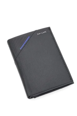 Portafoglio a Libro Nero con Porta Monete NAVIGARE PF881-48