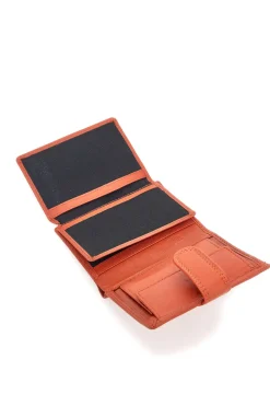 Portafoglio Arancione In Pelle GianMarco Venturi 80-U108