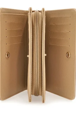 Portafoglio beige con cuori Lancetti DUFFLE