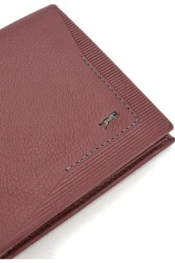 Portafoglio da Uomo Vino In vera pelle Jaguar PF827-1