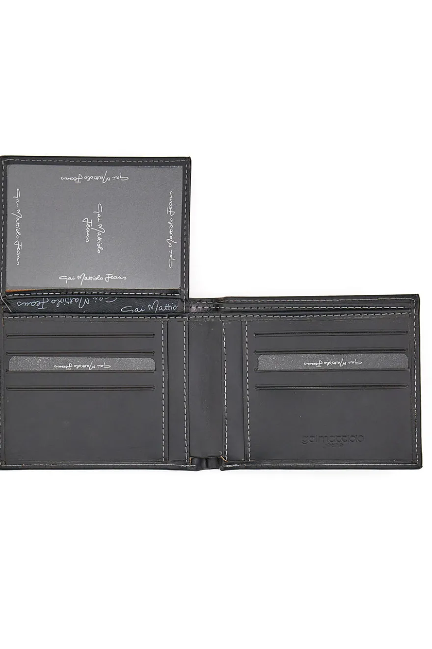 Portafoglio Gai Mattiolo Jeans MJ138 05 Nero