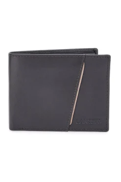 Portafoglio marrone con inserto a contrasto Lancetti LL25W-767-52